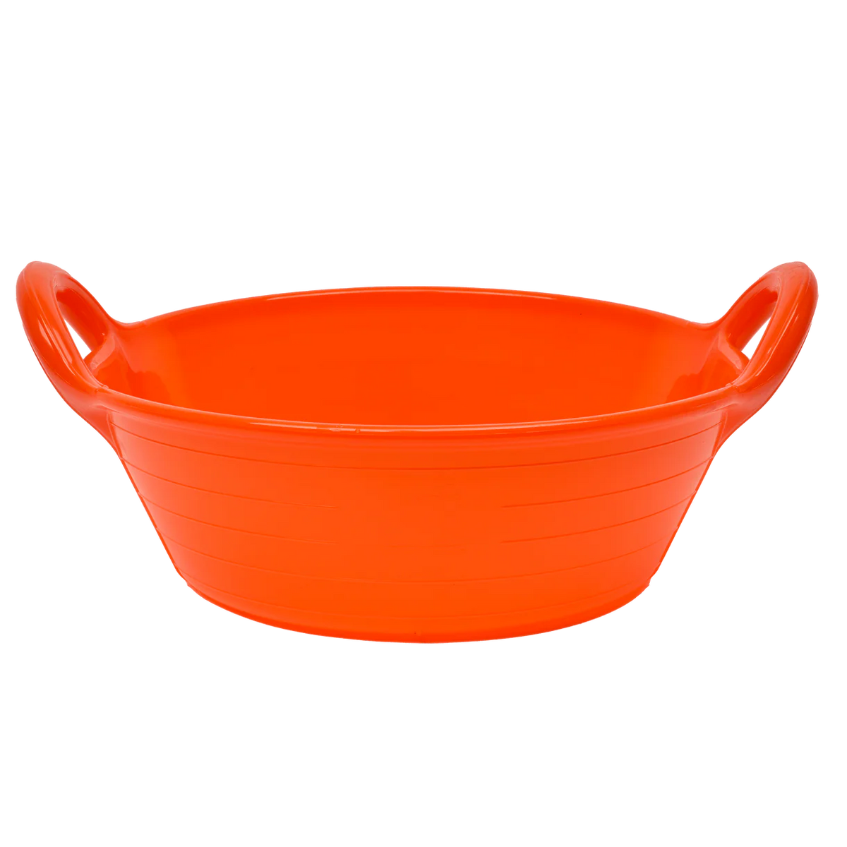 A scoop being added to a feed bucket