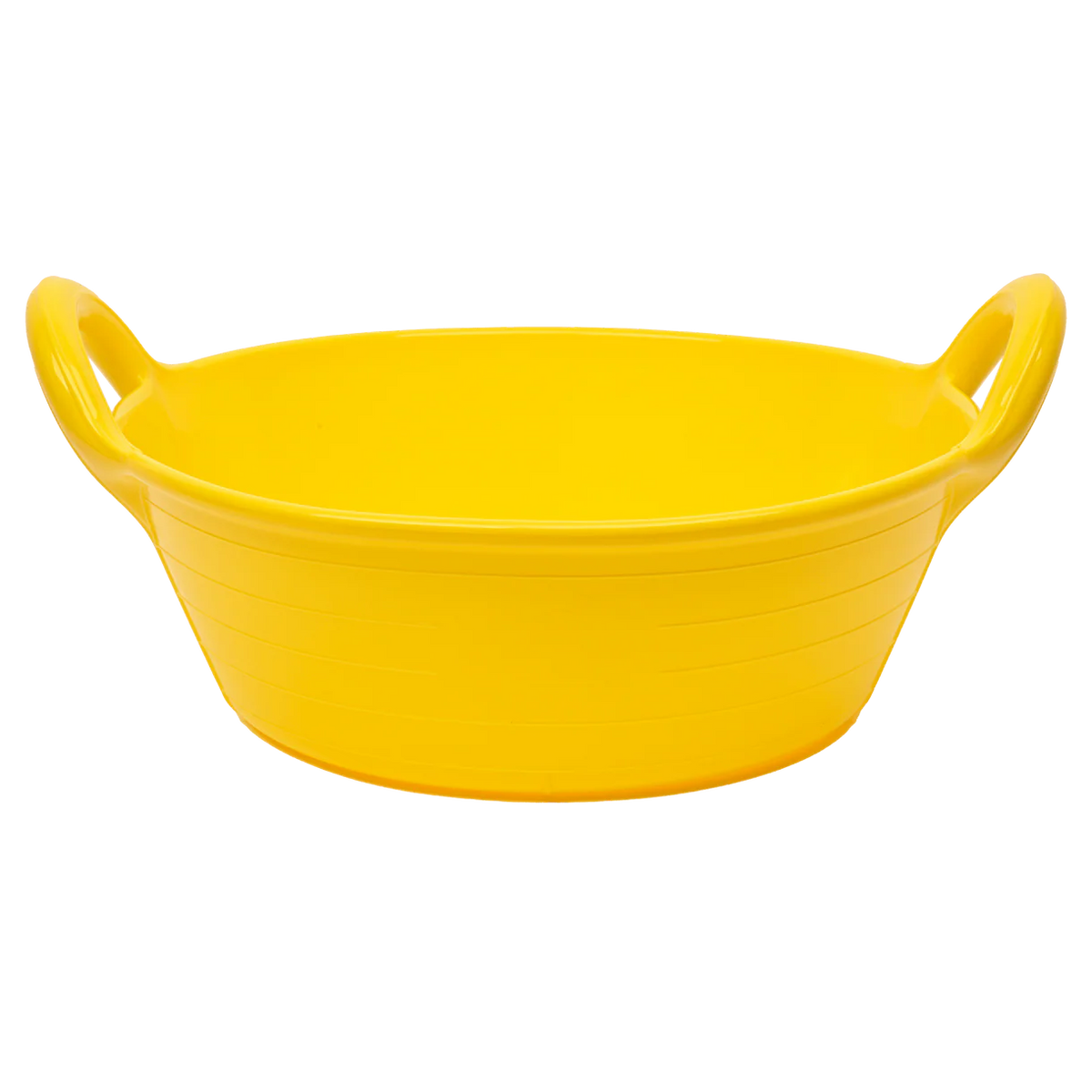 A scoop being added to a feed bucket
